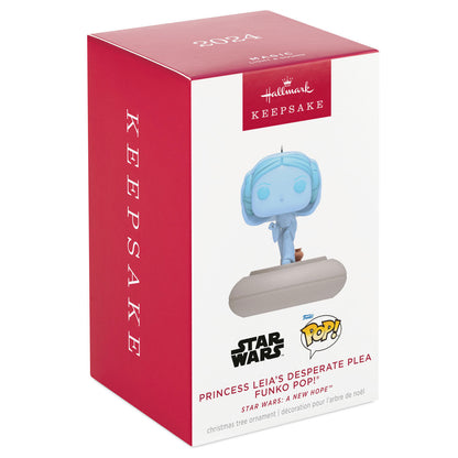 Star Wars: A New Hope™ Princess Leia's Desperate Plea Funko POP!® Ornament With Light and Sound