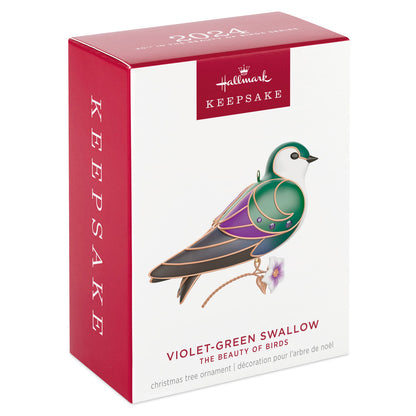 The Beauty of Birds Violet-Green Swallow Ornament