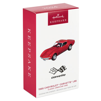 Classic American Cars 1968 Chevrolet® Corvette® L88 2024 Metal Ornament