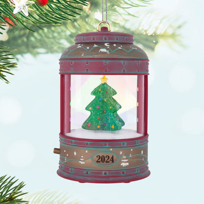 Shimmering Lantern 2024 Musical Ornament With Light and Motion