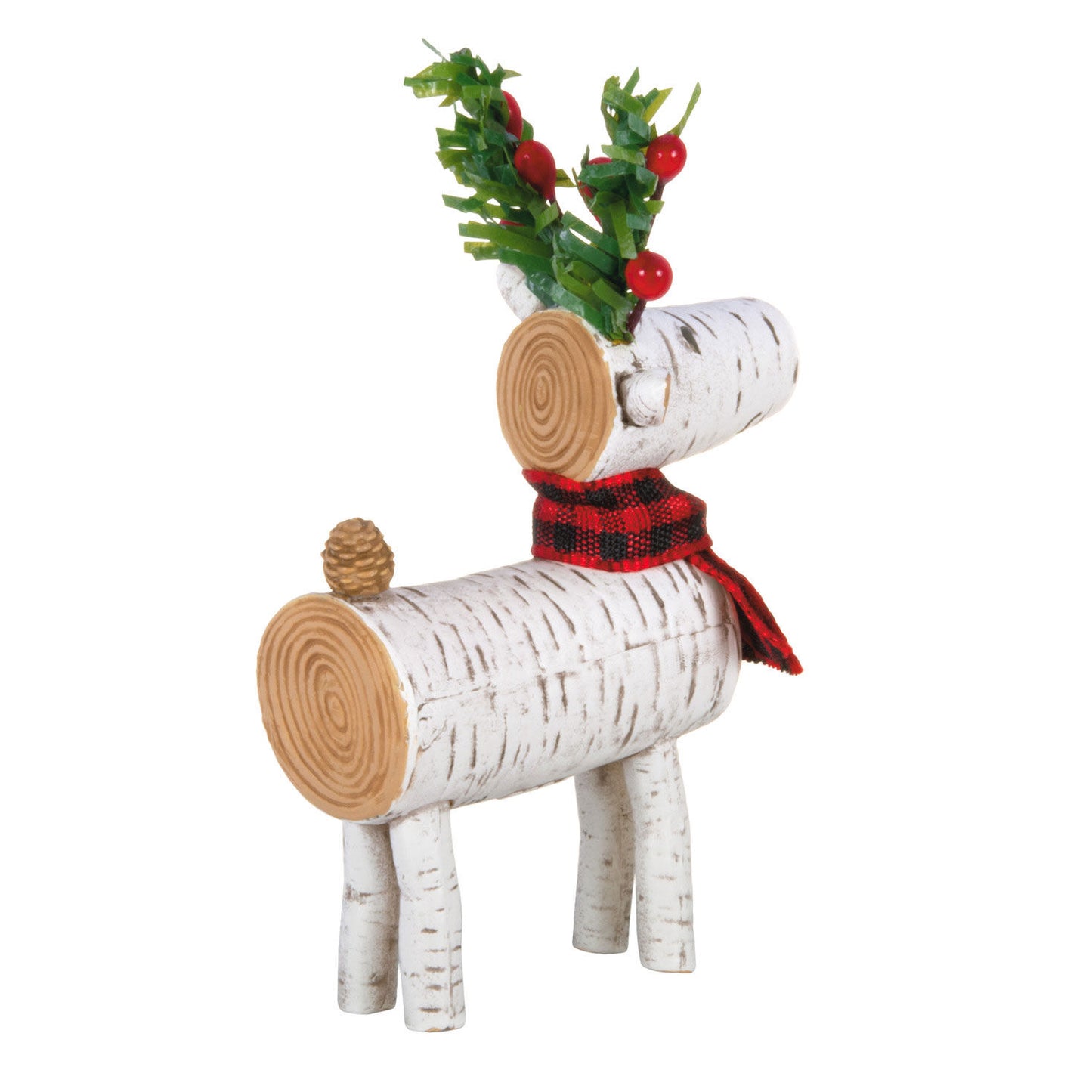 Birch Reindeer Ornament