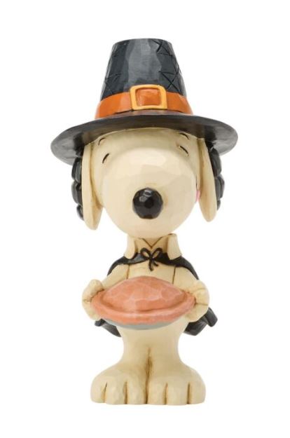 Snoopy with Pumpkin Pie Mini by Jim Shore