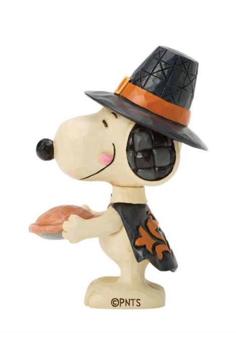 Snoopy with Pumpkin Pie Mini by Jim Shore