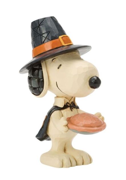 Snoopy with Pumpkin Pie Mini by Jim Shore