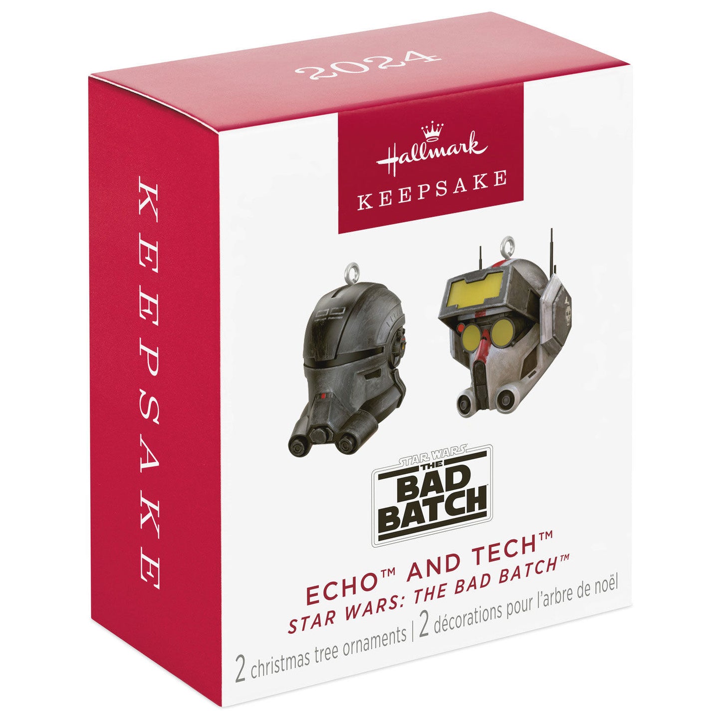 Mini Star Wars: The Bad Batch™ Echo™ and Tech™ Ornaments, Set of 2