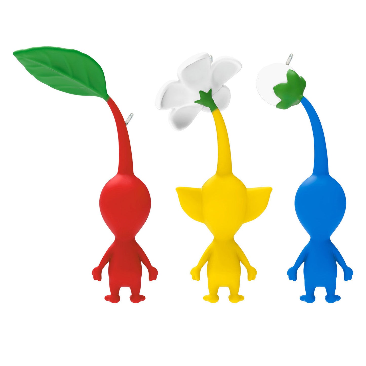 Nintendo Pikmin™ Red, Yellow, and Blue Pikmin Ornaments, Set of 3