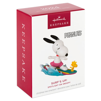 Peanuts® Spotlight on Snoopy Surf's Up! Ornament