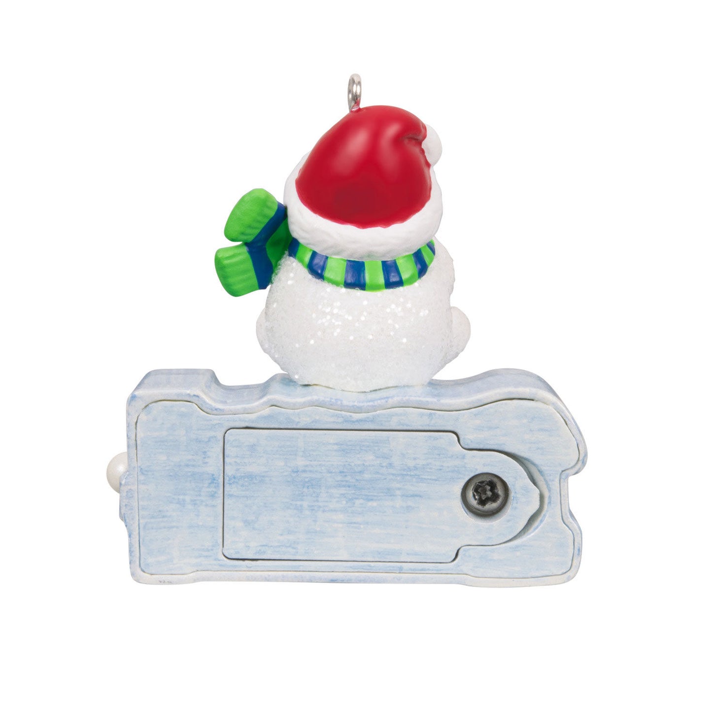 Mini A Snowy 2024 Ornament With Light, 1.3"