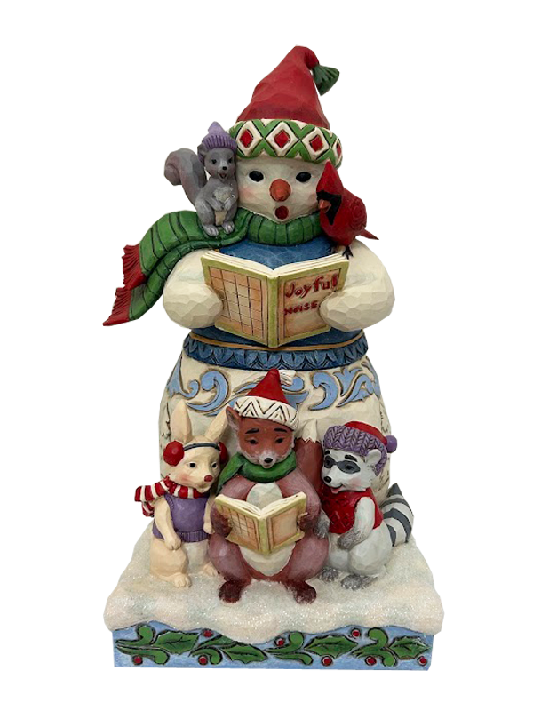 snowman figurine front