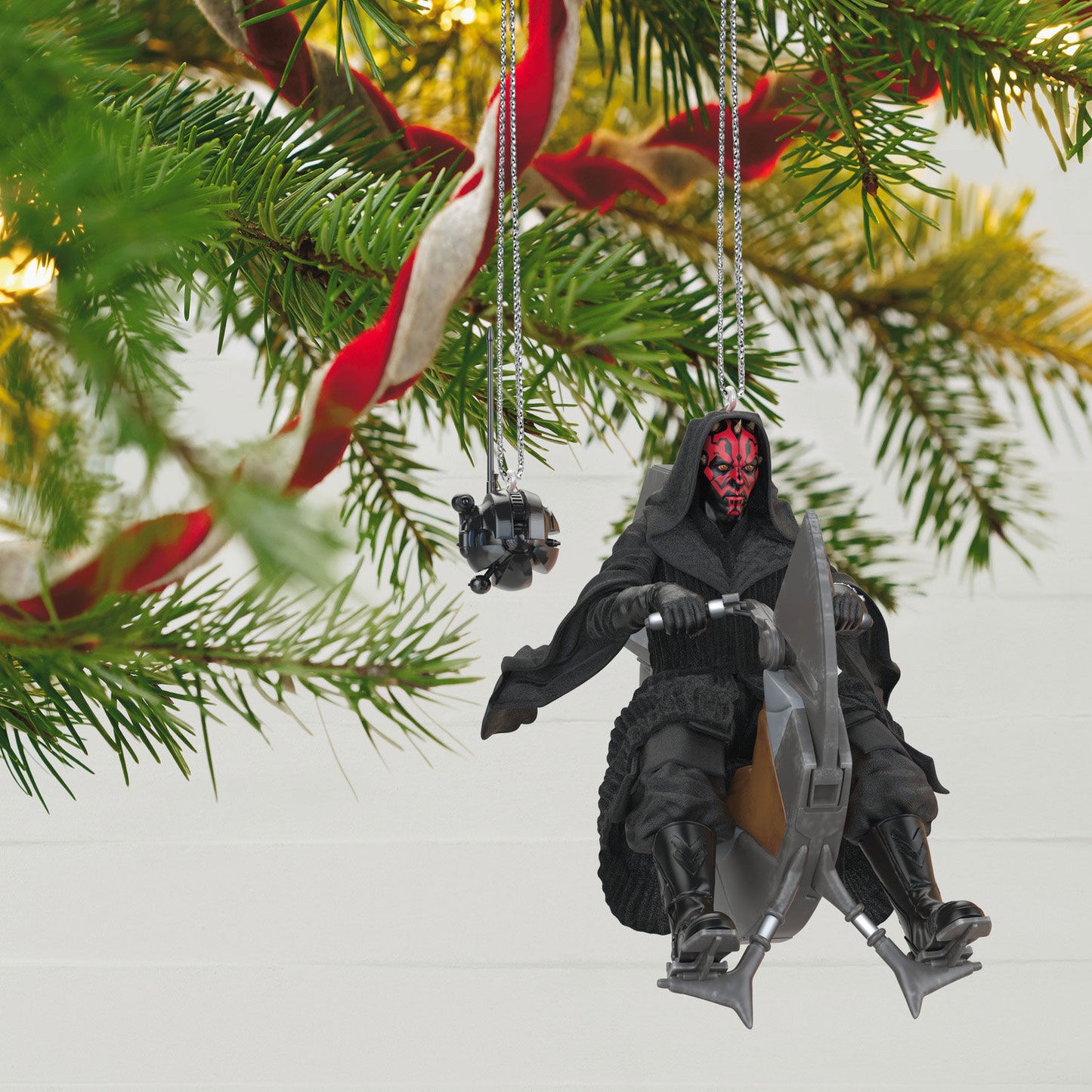 Star Wars: The Phantom Menace™ 25th Anniversary Darth Maul™ and Sith Probe Droid™ Ornaments, Set of 2