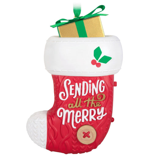 Sending All the Merry Recordable Sound Ornament