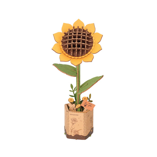 Wooden Sunflower Puzzle