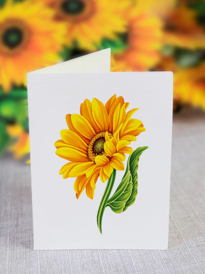 Sunflower Notecard