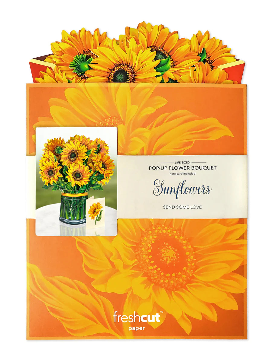 Pop-up Sunflowers in Envelope
