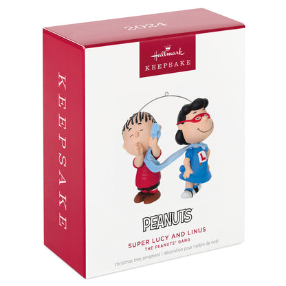 The Peanuts® Gang Super Lucy and Linus Ornament