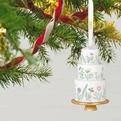 Tiers of Joy 2024 Porcelain Ornament