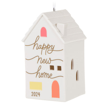 New Home 2024 Porcelain Ornament