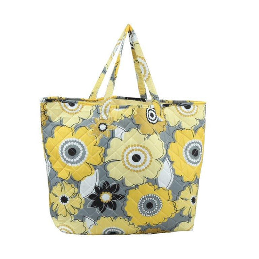 yellow and grey tote front