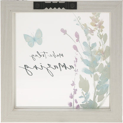 Amazing 5" x 5" Framed Glass Plaque - "Make Today Amazing"
