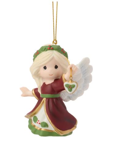 Heartfelt Christmas Wishes Annual Angel Ornament