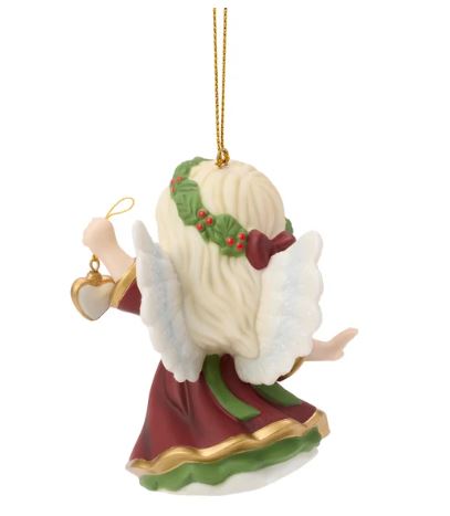 Heartfelt Christmas Wishes Annual Angel Ornament