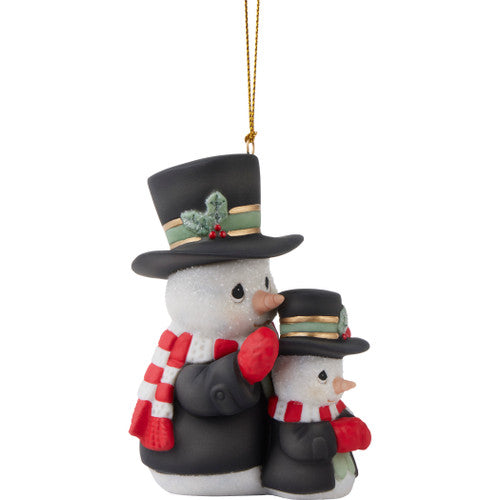 snowmen ornament side