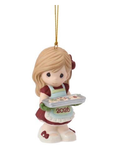 Baking Sweet Memories 2026 Dated Girl Ornament