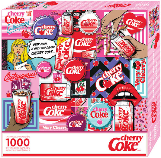 Coca Cola Cherry Coke puzzle box