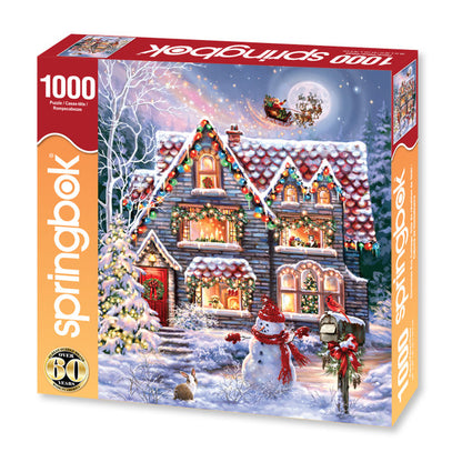 Christmas Eve Cottage 1000 Piece Jigsaw Puzzle