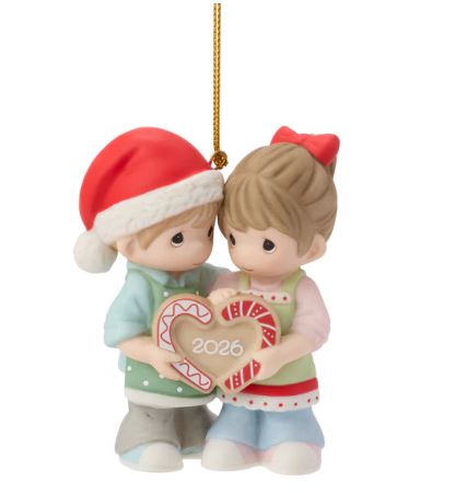 Our First Christmas Together 2026 Dated Couple Ornament