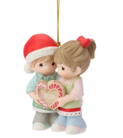 Our First Christmas Together 2026 Dated Couple Ornament