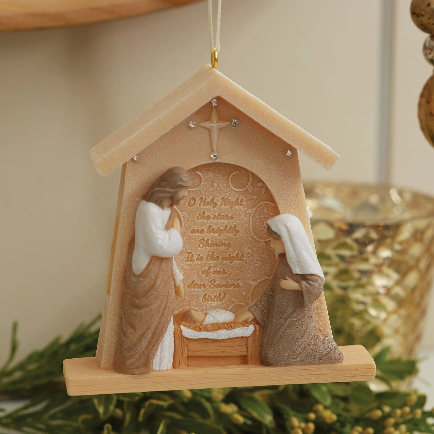 Nativity Beacon Creche Ornament