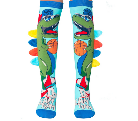 dinosaur socks front