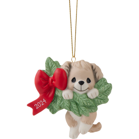 dog ornament front