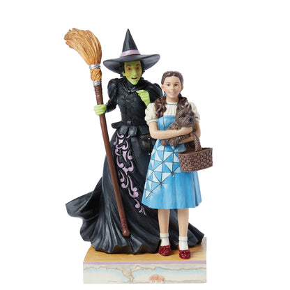 witch and dorothy figurine front