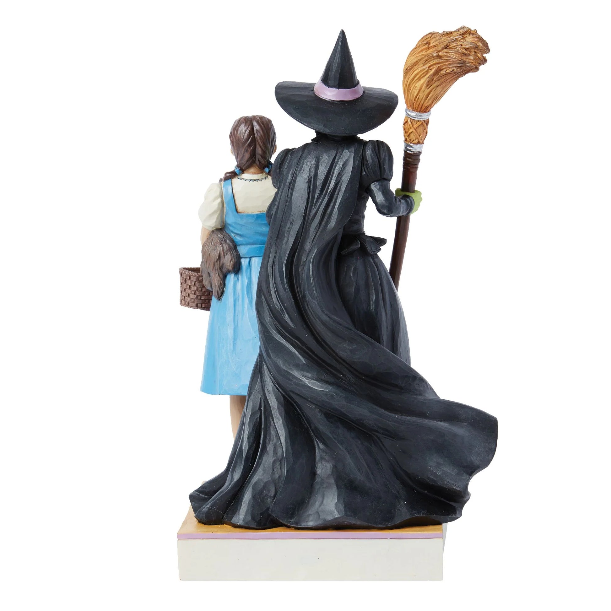 witch and dorothy figurine back