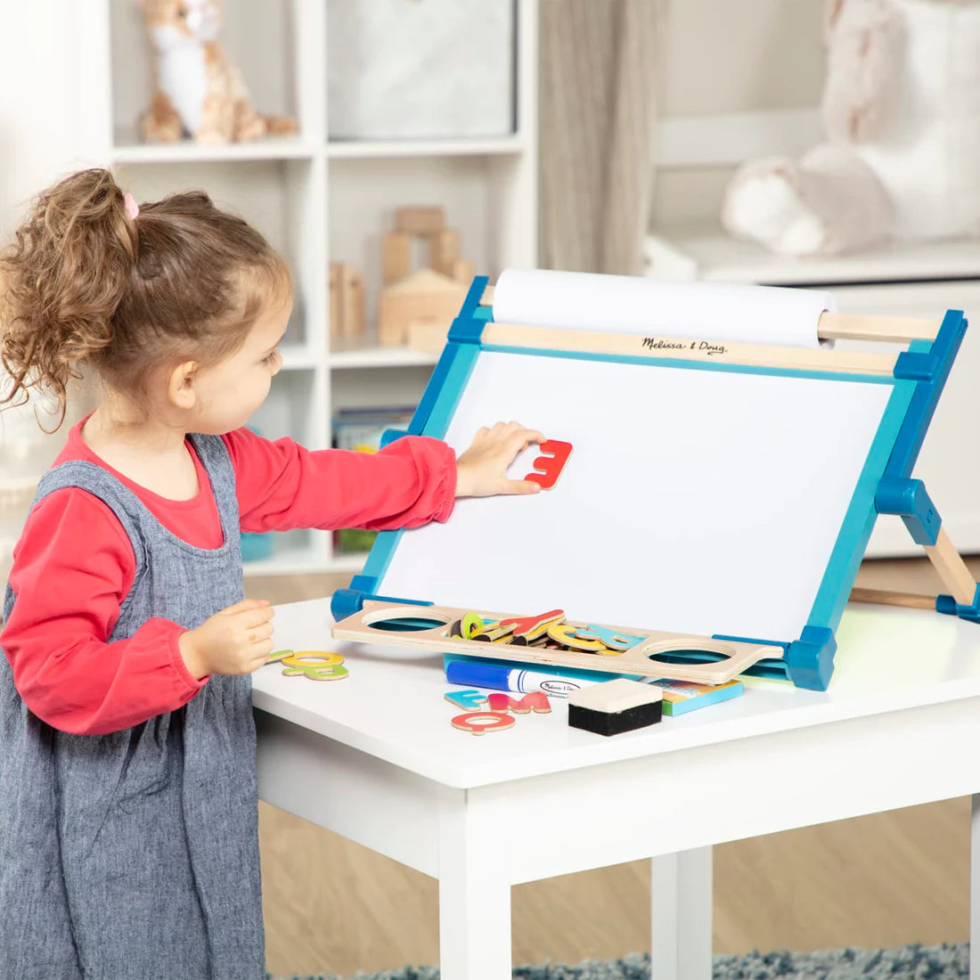 Melissa & Doug Double-Sided Tabletop Easel