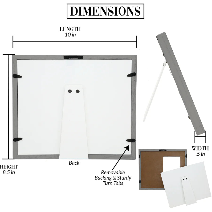 Frame dimensions
