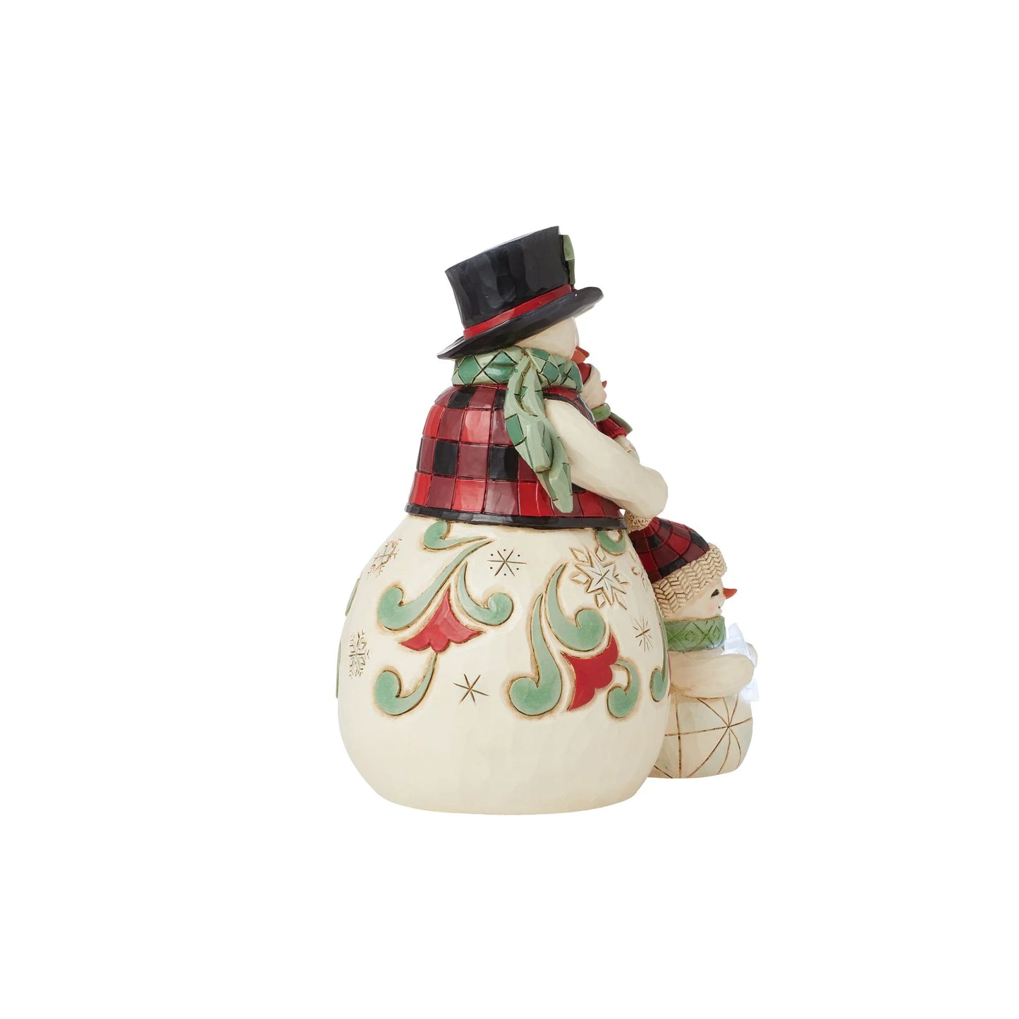 snowman figurine side