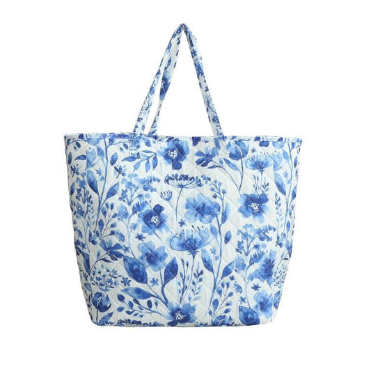 floral tote front