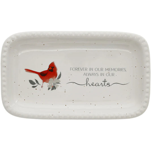 In Our Hearts keepsake dish