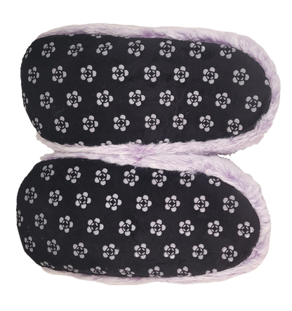bottom of lavender slippers