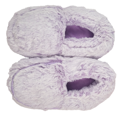 top of lavender slippers