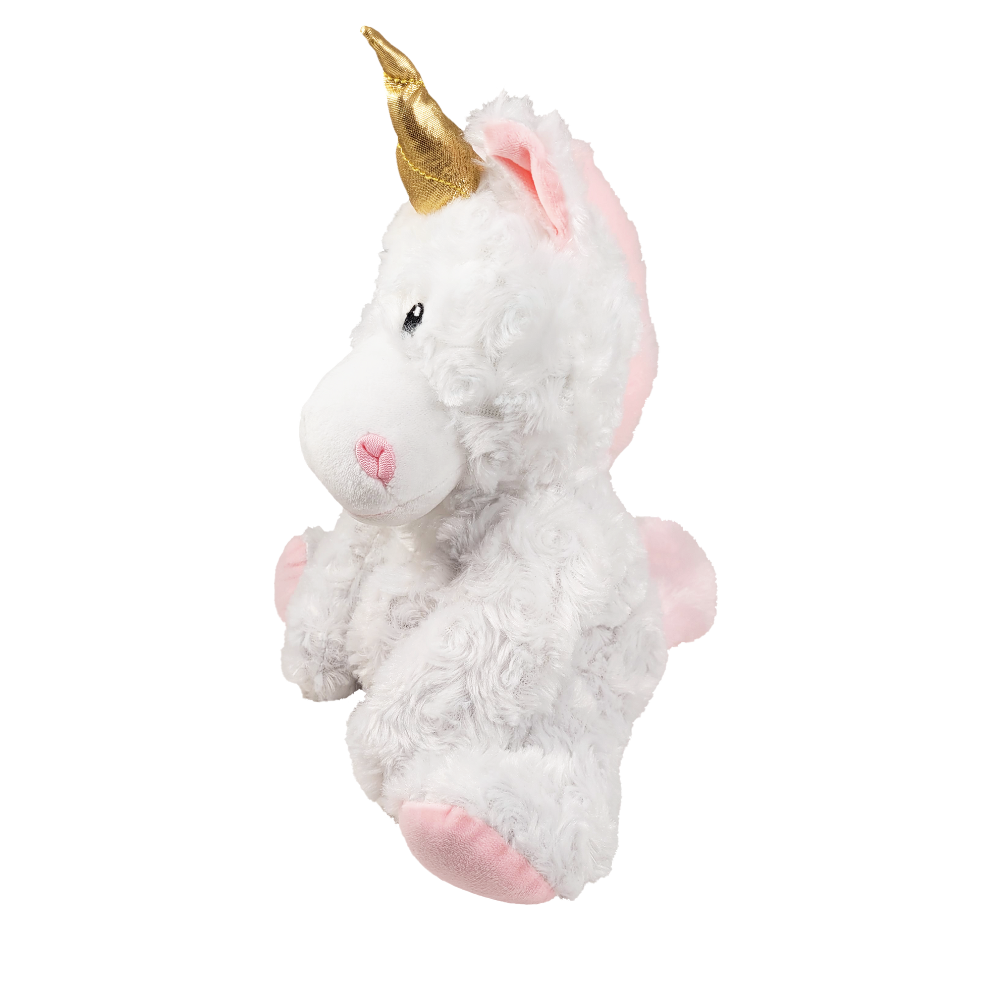 unicorn plush side