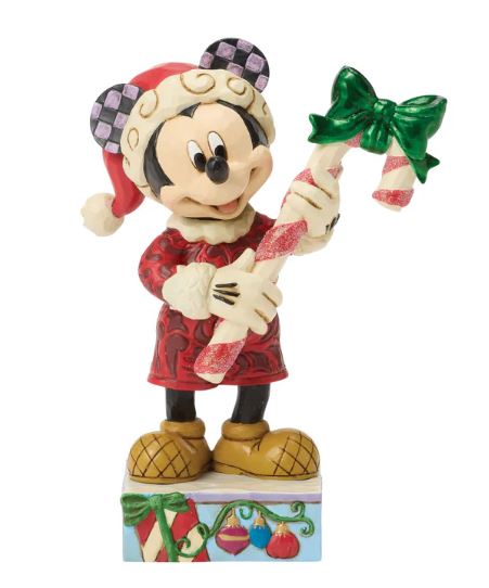 Mickey with Candy Cane by Jim Shore