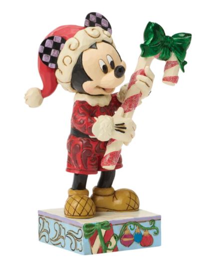 Mickey with Candy Cane by Jim Shore
