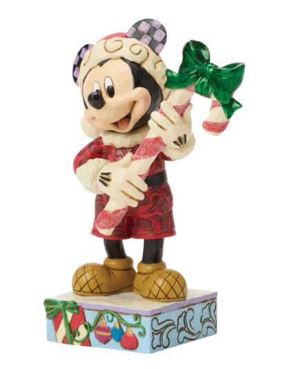 Mickey with Candy Cane by Jim Shore