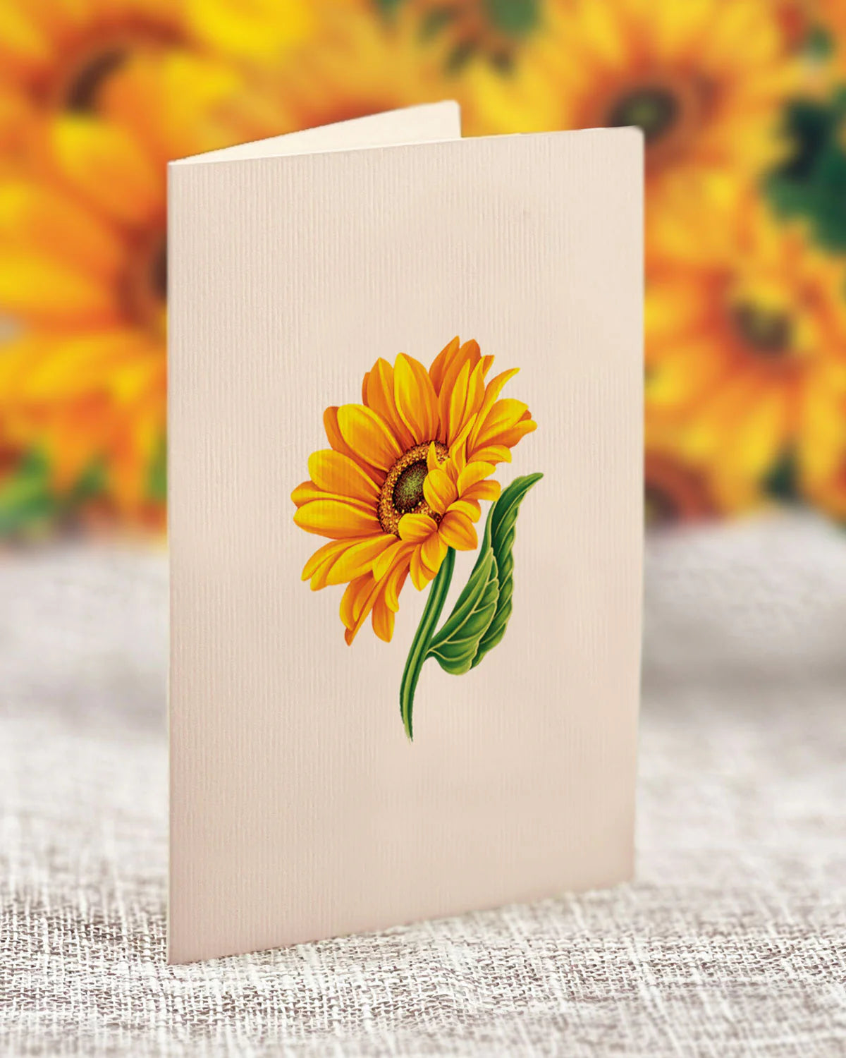 sunflower note card