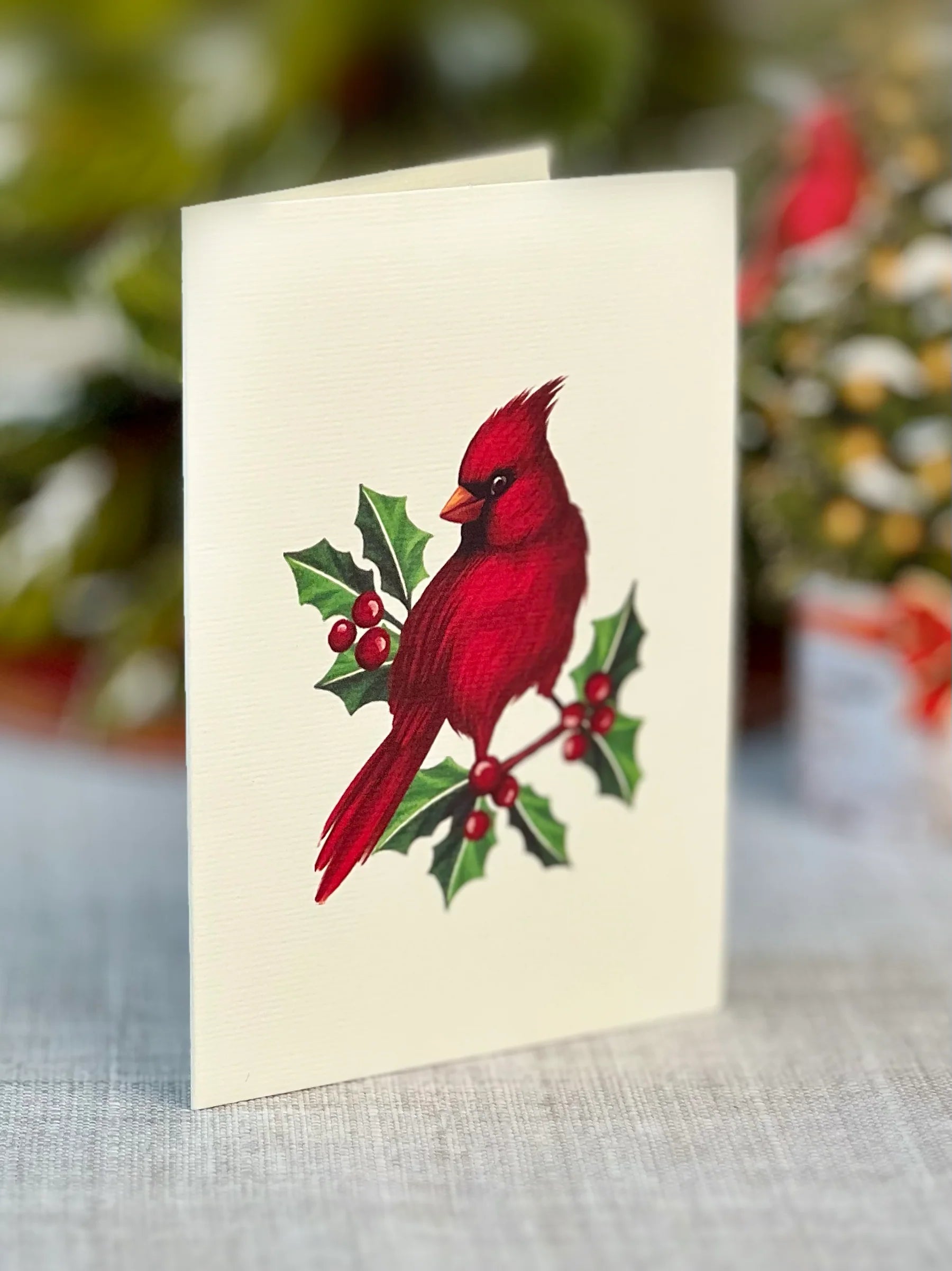 Cardinal note card