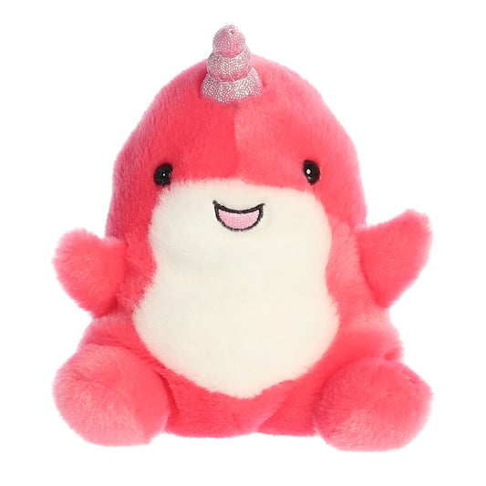 Pink Narwhal palm pal front